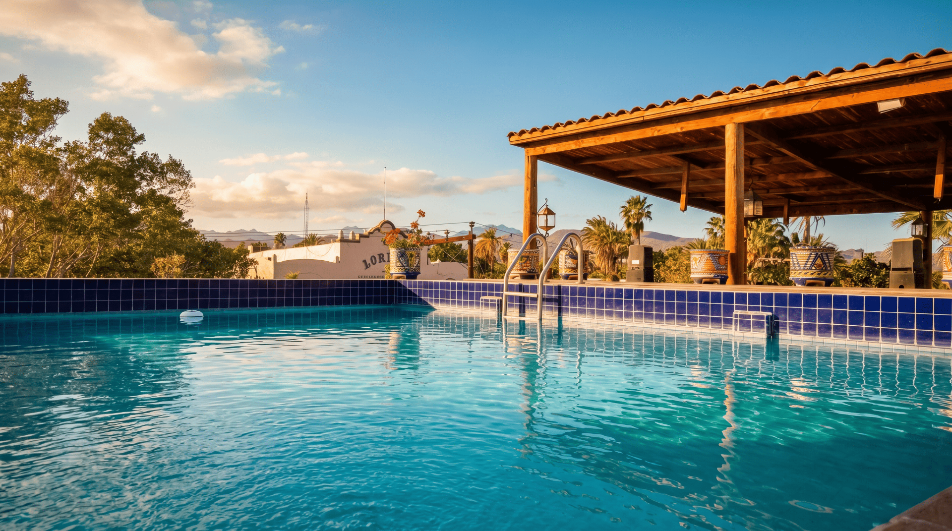 Arco hacia patio interior
